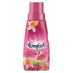 Comfort After Wash Lily Fresh Fabric Conditioner (Fabric Softener) - For Softness, Shine And Long Lasting Freshness, 220 ml