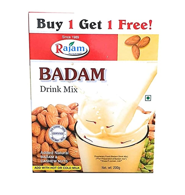 Rajam Badam Drink Mix 200G Box (Buy 1 Get 1 Free)