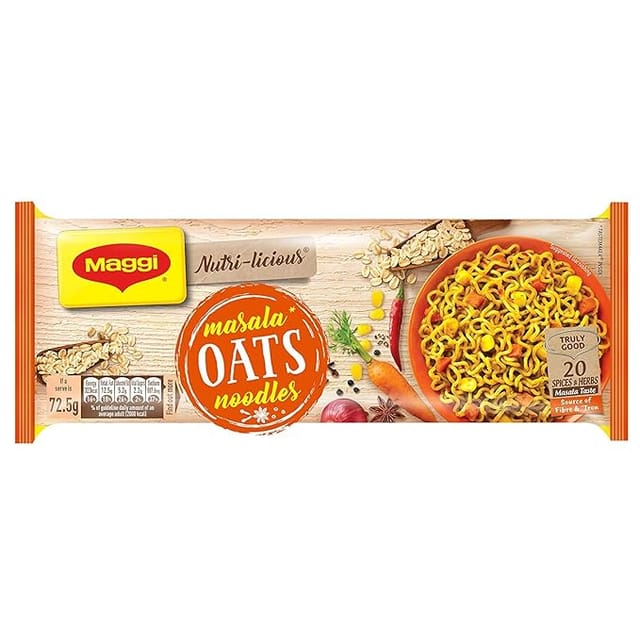 Maggi Nutrilicious Oats Masala Noodles, 290g