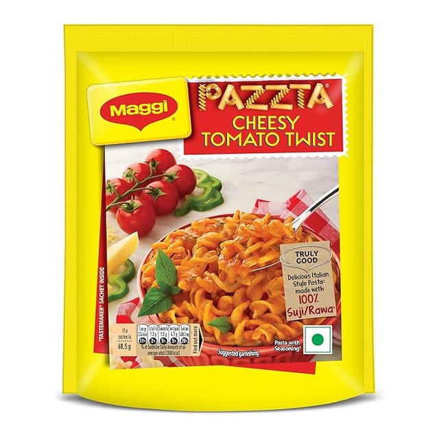 MAGGI Pazzta Instant Pasta - Cheesy Tomato Twist, 68g Pouch