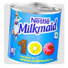 Milkmaid Sweetened Condensed Liquid Milk With No Artificial Preservatives, Tin, 380Gram