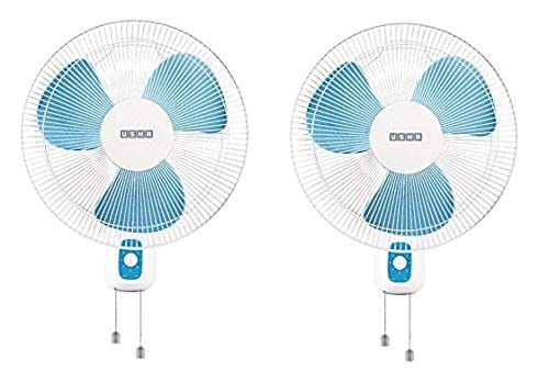 USHA Mist Air 400mm Wall Fan (Blue)