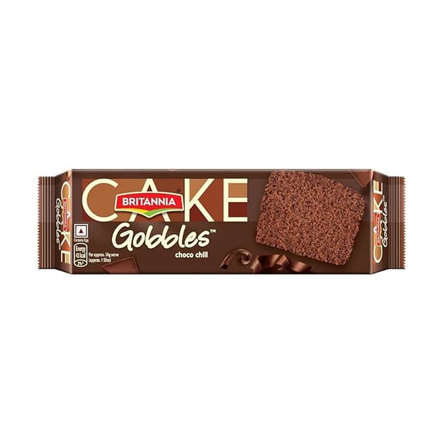 Britannia Cakes Gobbles Choco Chill Cake, 110g, Dark Brown