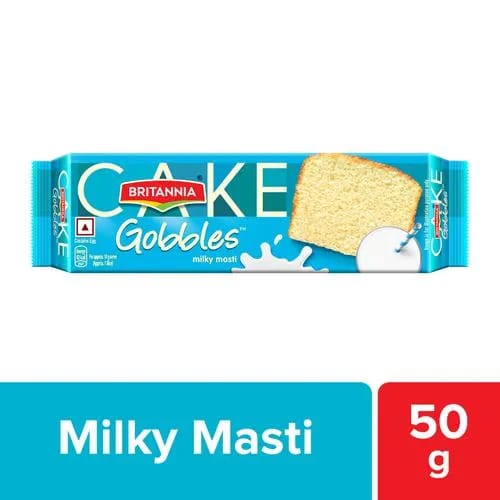 Britannia Gobbles Cake - Milky Masti, 50 g