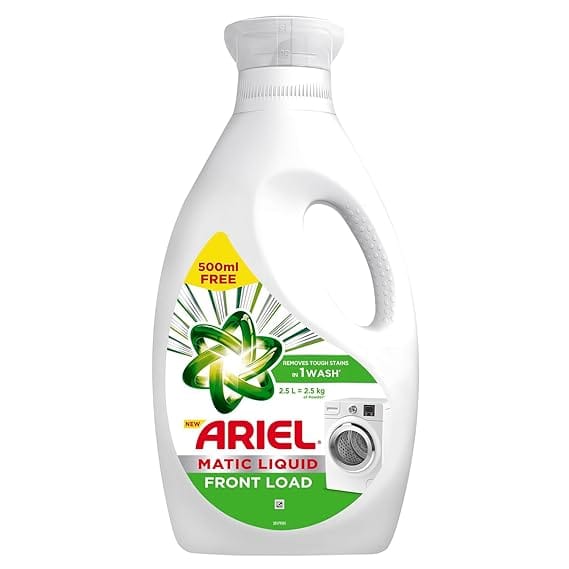 Ariel Matic Liquid Detergent Front Load 2 Ltr + 500ml Free