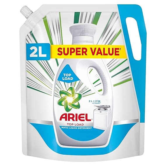 Ariel Matic Liquid Detergent Top Load Refill Pouch, 2 Litre