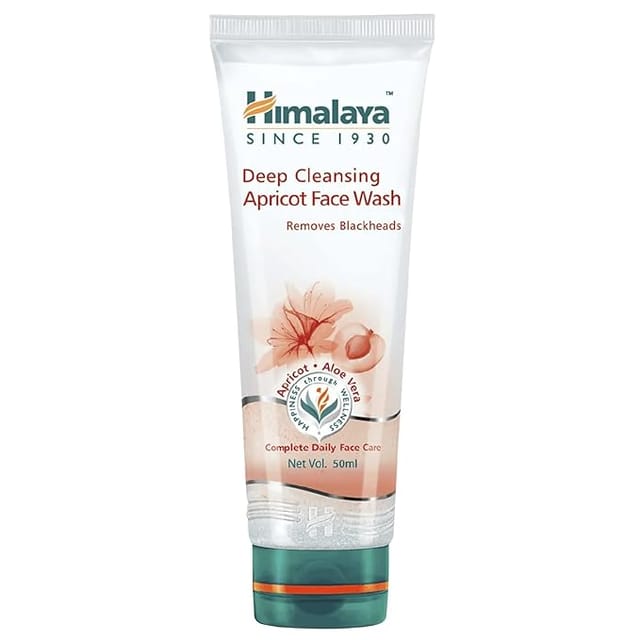 Himalaya Herbals Deep Cleansing Apricot Face Wash, 50ml