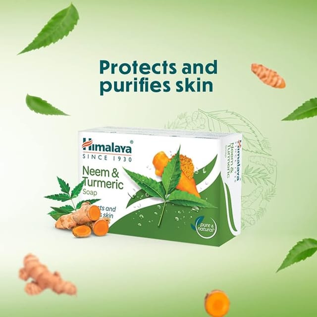 Himalaya Herbals Neem and Turmeric Soap, 125gm