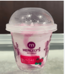 Mercelys Ice Cream Sundae Strawberry