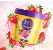 Mercelys Ice Cream Mini Tub Strawberry - 125ml