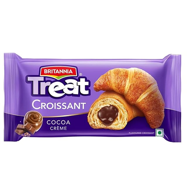 Britannia Treat Croissant Cocoa Crème Filling (45g)