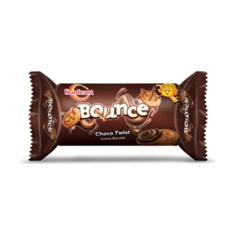 Sunfeast Bounce Cream Choco Twist Biscuit