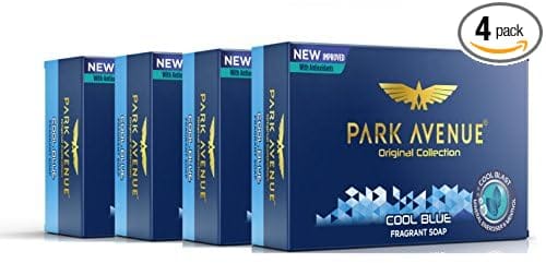 Park Avenue Cool Blue Soap for Men, 125g (Buy 3 Get 1 Free)