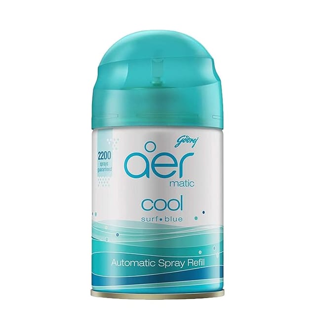 Godrej aer Matic Refill - Automatic Room Fresheners | Cool Surf Blue