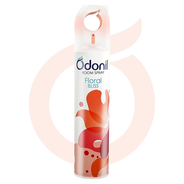 Odonil Room Air Freshner Spray, Floral Bliss - 220 ml | Nature Inspired Fragrance for Home & Office | Long Lasting Fragrance