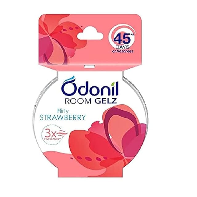 Odonil Room Freshening Gelz - Flirty Strawberry, 75 G - Flirty Strawberry