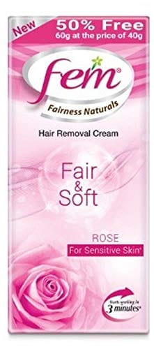 FEM Fairness Naturals Fair And Soft Hair Removal Cream For Sensitive Skin