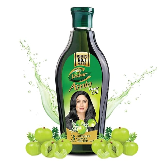 Dabur Amla Hair Oil - 110 ml | For Strong, Long and Thick hair | Nourishes Scalp | Controls Hair Fall, Strengthens Hair & Promotes Hair Growth