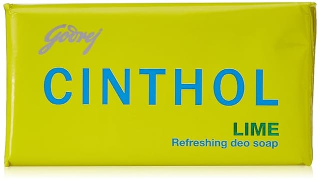 Cinthol Lime Bath Soap 99.9% Germ Protection, 100g