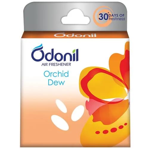 Odonil Bathroom Air Freshener Blocks - Orchid Dew, 72 g