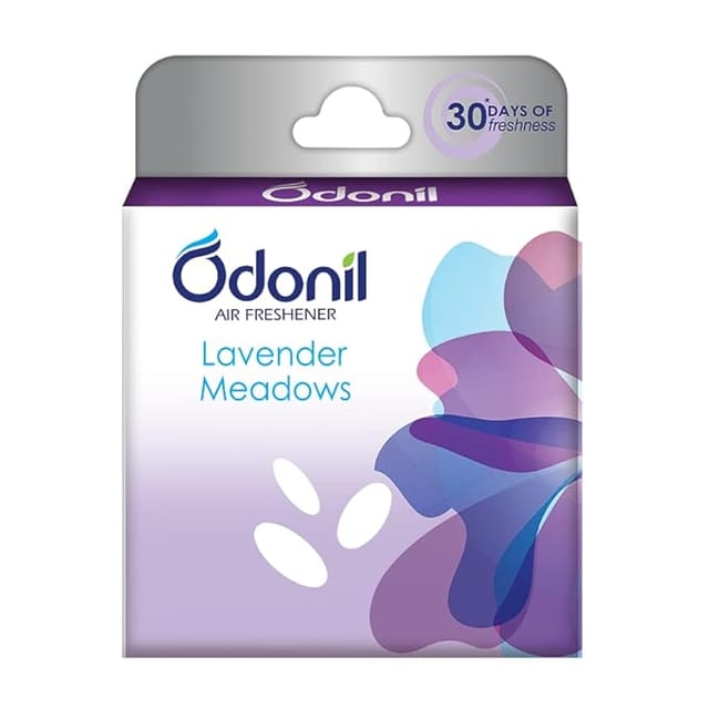 Odonil Bathroom Air Freshner Blocks (Lavender Meadow) - 48g