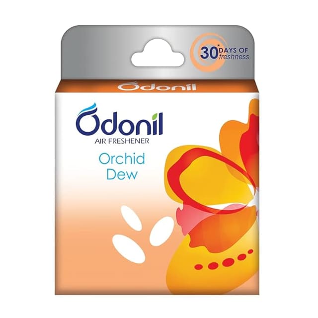 Odonil Bathroom Air Freshner Blocks (Orchid Dew) - 48g