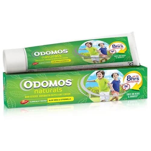 Odomos Cream - Non-Sticky Mosquito Repellent, 50 g Tube