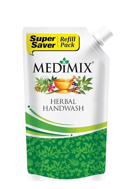 MEDIMIX Herbal Handwash - 700ml - Super Saver | Refill Pack | Protects Hands from Germs |