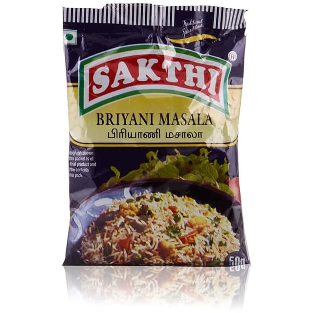 SAKTHI Masala Powder - Biryani, 50Gm