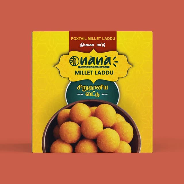 Nana Foxtail (Thinai | Navane | Kangni | Korra) Millet Laddu