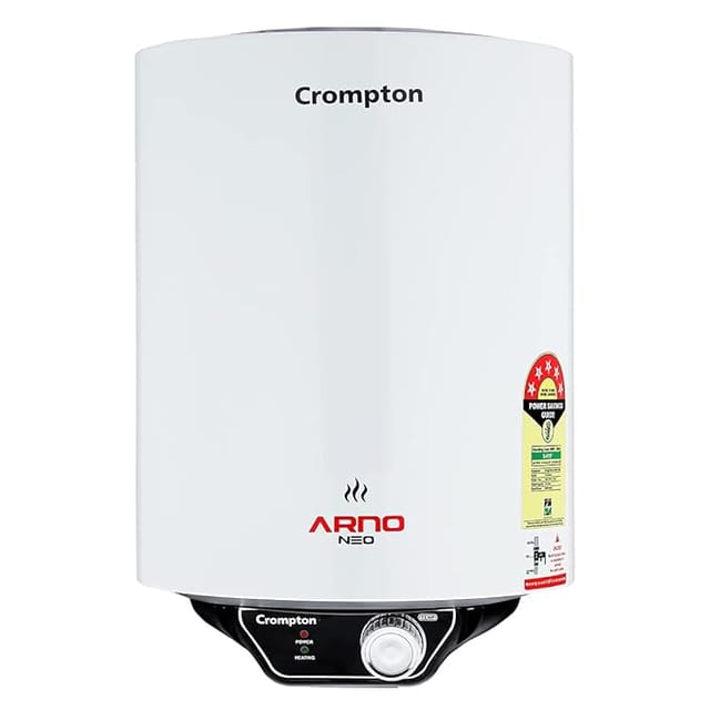 Crompton Arno Neo 15-L 5 Star Rated Storage Water Heater (Geyser) with Advanced 3 Level Safety, National Energy Conservation Award Winner 2023