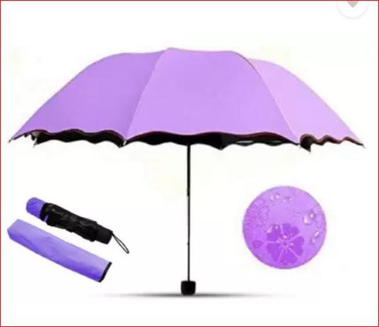 LAKSHMINARAYAN SALES Travel Compact Magic Umbrella 3 Fold Umbrella for Girls, Women for UV & Rain Umbrella  (Multicolor)