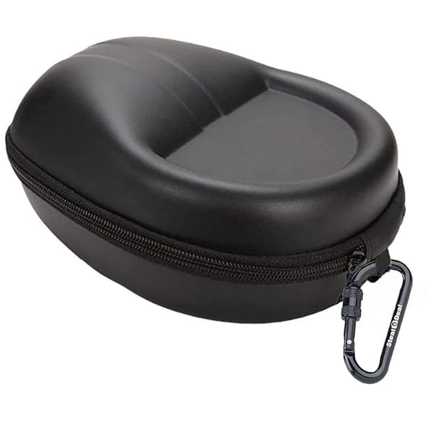 Stealodeal Headset Headphone Carrying Case Earpads Storage Bag Headphone Pouch Portable Anti-Pressure (EVA-Black)