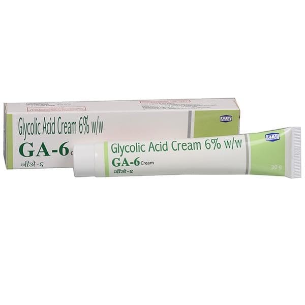 Ga-6 Unscented Cream Glycolic Acid Cream, 30 Grams