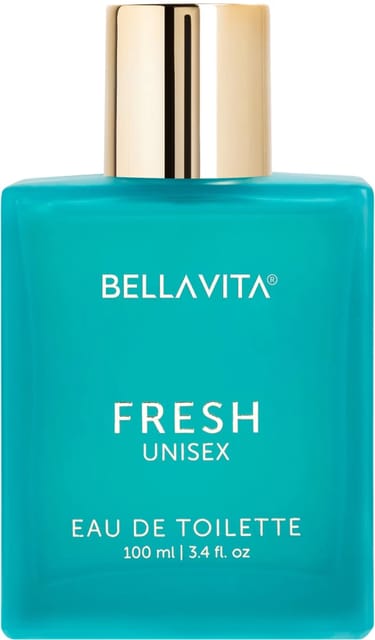 Bellavita Fresh Eau De Toilette Unisex Perfume with Bergamot, Orris Lavender & Ylang Ylang Perfume - 100 ml  (For Men & Women)