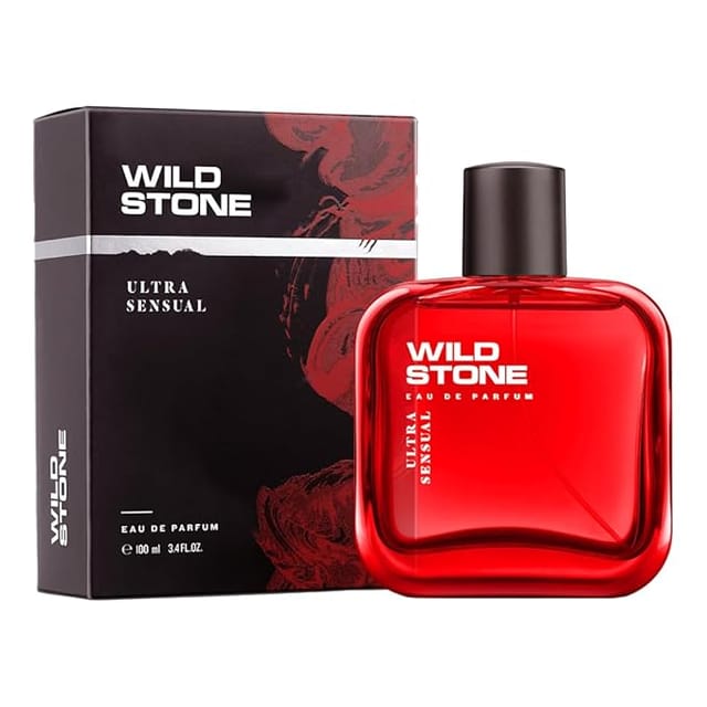 Wild Stone Ultra Sensual Long Lasting Perfume for Men, 100ml, A Sensory Treat for Casual Encounters, Aromatic Blend of Masculine Fragrances