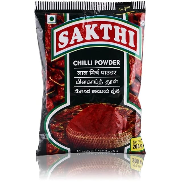 SAKTHI Masala chilli Powder 200 Gram (Sakthi Masala Milagai Podi, Sakthi Mirchi Powder)