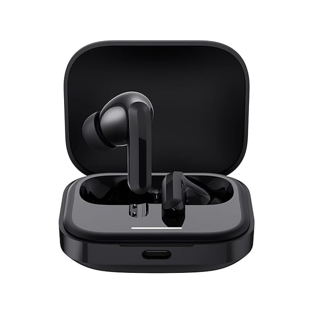 Redmi Buds 5 Truly Wireless Bluetooth in Ear Ear Buds (TWS) with Upto 46Db Hybrid Noise Cancellation,Dual-Mic Ai Call Enhancement,10Mins for 4Hours Fast Charging with Upto 38Hrs Playback|Fusion Black