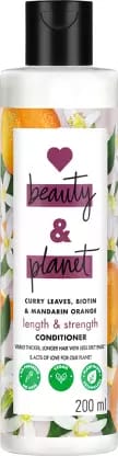 Love Beauty And Planet Curry Leaves, Biotin & Mandarin Paraben Free conditioner for long & strong hair  (200 ml)