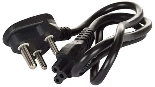 Dell JDCXX,K257C 1 Port 240V 3 Pin Power Chord for Laptops - Black